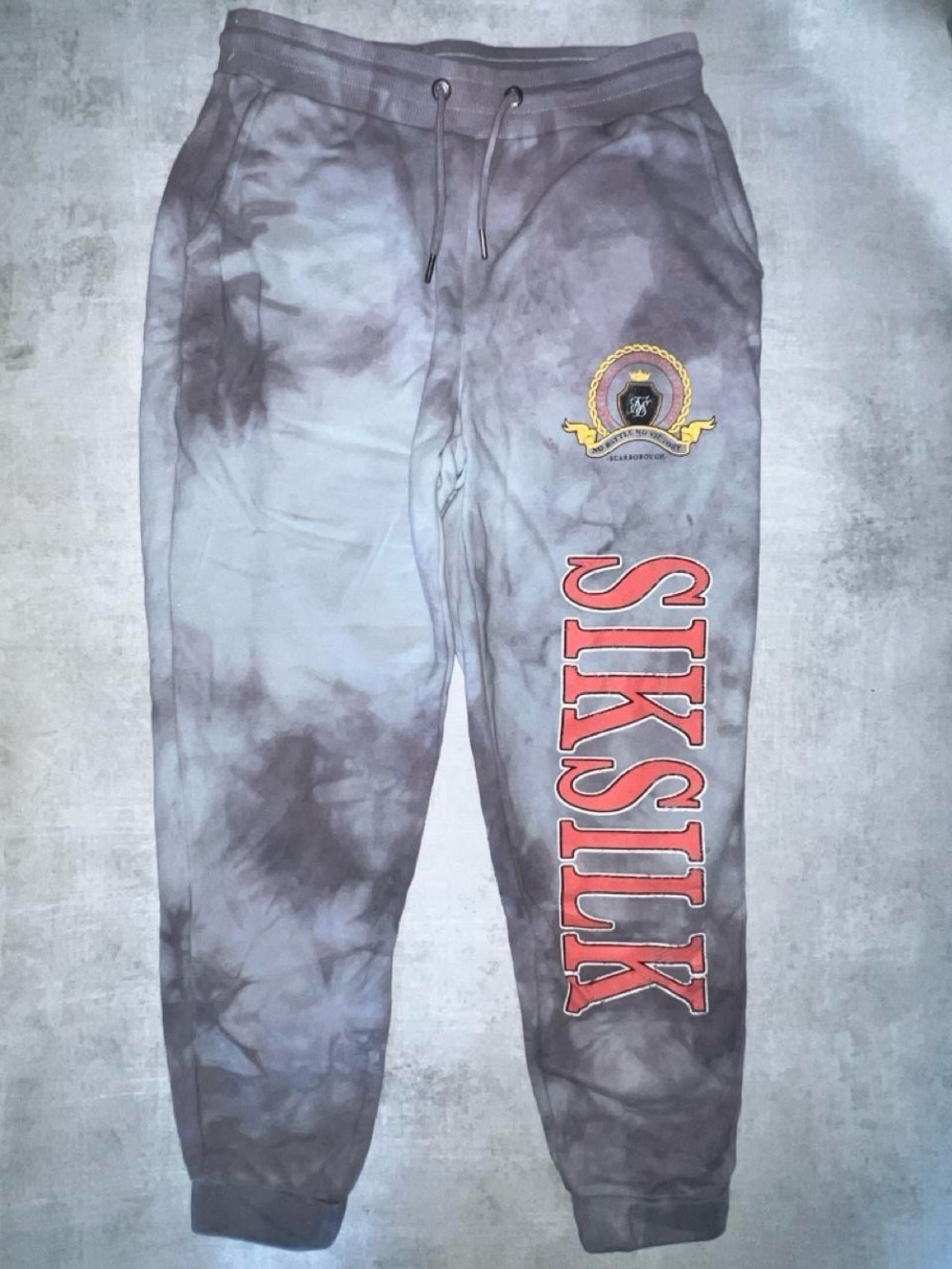 SikSilk collab hometown football club, Scarborough Athletic FC pants joggers